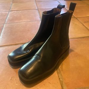 Zara leather boots